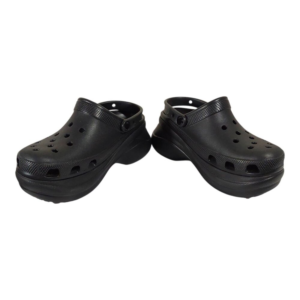 NWOT Crocs Women's Classic Bae Clogs Chunky Black Platform Slingback Shoes - 8 - Picture 7 of 10